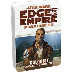 Star Wars Edge Of The Empire: Colonist Signature Abilities Deck - Roleplaying Game Expansion For Teens & Adults (Ages 14+)