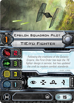 X-Wing Core Set - The Force Awakens !!! NEWS !!! ONLY !!! Epsilon-squadron-pilot