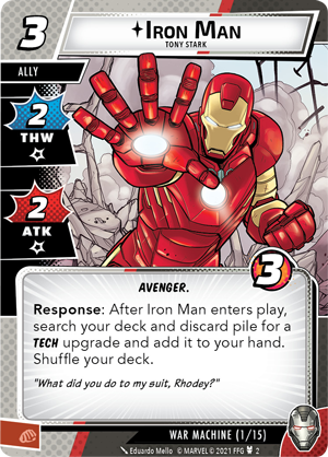 Marvel Champions: The Card Game - War Machine Hero Pack – Asmodee North  America